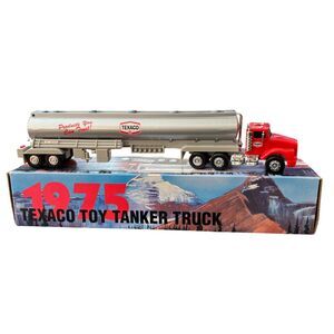 NEW 1975 Texaco Toy Tanker Truck with Sound and Lights 1995 Edition IN BOX